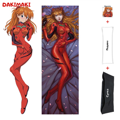 Наволочка + подушка + сумка Дакимакура Аска Лэнгли 0831 150x50 Dakimaki