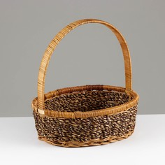 Корзина плетеная, 30 х 22 х 9/30см, ферн No Brand