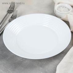 Тарелка суповая Luminarc Harena Asean, d=23 см, стеклокерамика, цвет белый(6 шт.)