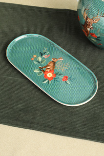 Поднос Pip Studio 51.018.133, 25x12 см, зеленый