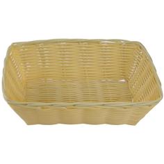 Корзина для xлеба Gastrorag плетеная прямоугольная пластиковая, 23x15x6.5см, 28шт.