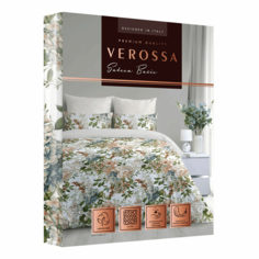 Комплект постельного белья Verossa Bella двуспальный сатин 50 х 70 см