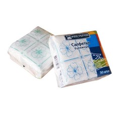 Бумажные салфетки Мистерия Василек 25 х 25 см 50 шт