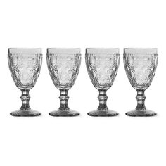 Бокалы для вина WD Lifestyle Dubai прозрачные 400 мл 4 шт