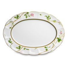 Блюдо сервировочное овальное Narumi Цветущая роза 38 см