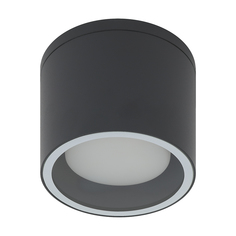 Светильник накладной ЭРА Ромбо GX53 IP54 серый ERA