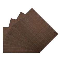 Салфетки WO Home Shimmer 33x48 см ПВx коричневые 4 шт