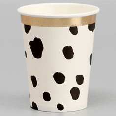 Стакан бумажный Страна Карнавалия Пятнышки, 6 шт