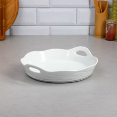 Форма для запекания Sezar, 1.3 л, фарфор, Иран No Brand