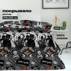 Покрывало стеганое "Непоседа" 210х220 "Король и шут" Панки ХОЙ 16775-1