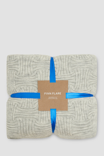Плед Finn Flare 200x200 см светло-серый