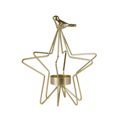 Подсвечник декоративный Home Collection Новый Год Птица 17*15см 1 шт.