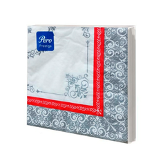 Салфетки Pero Prestige Аврора 33*33 см 3-сл 20 шт ПЕРО