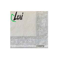 Салфетки Lori Триумф Серебро 33*33 см 3-сл 16 шт