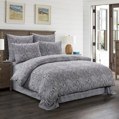 Комплект постельного белья ESTIA ТИНА 145х215-1/180х220-1/50х70-2, 4 пр.,бамб/хл