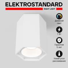 Накладной точечный светодиодный светильник Elektrostandard 25037/LED белый матовый