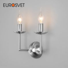 Бра Eurosvet 60150/2 Cariso хром классическое E14