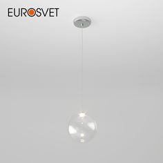 Подвесной светильник Eurosvet Wonder 50231/1 LED с прозрачным стеклянным плафоном 4200К