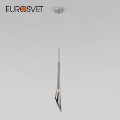 Подвесной акцентный светильник Eurosvet Folio 50224/1 хром стеклянный дымчатый плафон G9