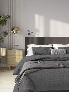 Комплект постельного белья 1,5-спальный Galtex Комфорт Натурель серый