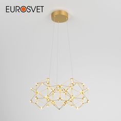 Подвесной светодиодный светильник Eurosvet Uma 90169/5 медь в стиле лофт 3000К