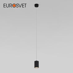 Подвесной светодиодный светильник Eurosvet Piccolo 50248/1 LED черный 5 Вт 4200 К
