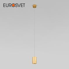 Подвесной светодиодный светильник Eurosvet Piccolo 50248/1 LED золото 5 Вт 4200 К