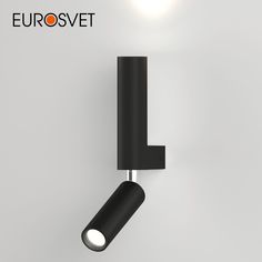Настенный светодиодный светильник спот Eurosvet Pitch 40020/1 LED черный 4200 К 6 Вт