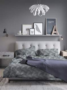 Комплект постельного белья Galtex 1.5спальный Иллюзия серый