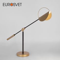 Настольная лампа Eurosvet Grazia 01140/1 G9 черный с золотом