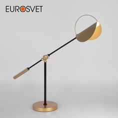 Настольная лампа Eurosvet Grazia 01140/1 G9 черный с золотом