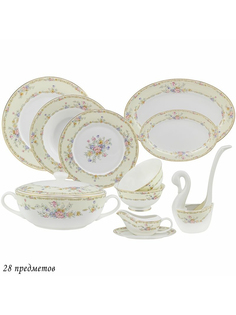 Набор столовой посуды Fleur Lenardi 28 предметов 145-315