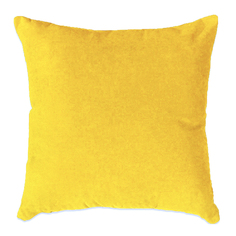 Декоративная подушка велюр желтый No Brand