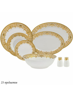 Обеденный сервиз 23пр фарфор Lenardi Кармен 205-066