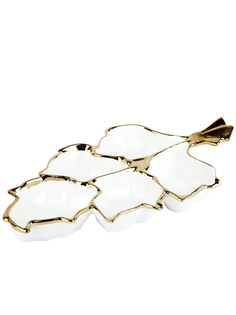 Менажница Nouvelle Маршмеллоу фарфоровая 36х20,5х4,5 см 530358