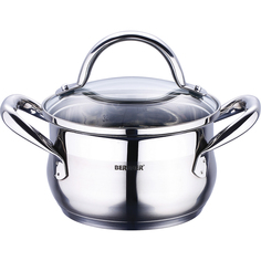 Кастрюля BERGNER Gourmet BG-6507 3,5 л. стек. крышка