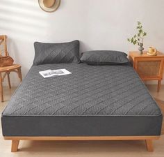 Наматрасник стеганый "THE HOME" 160х200 с резинкой по кругу No Brand