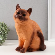 Копилка Кошка Сиамская окраска Высота 32 см, Ширина 16 см, Длина 23 см No Brand