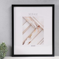 Фоторамка пластик МИРАМ 40х50 см, 650077-16 пластиковый экран Miram