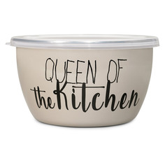 Миска эмалированная Metrot Queen of kitchen с крышкой 1,7 л 362685