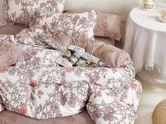 Комплект постельного белья Cleo Satin de Luxe 1,5 спальное сатин, наволочки 50х70