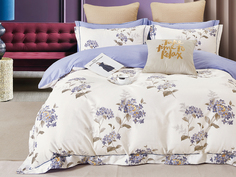 Комплект постельного белья Cleo Satin de Luxe 1,5 спальное сатин, наволочки 50х70