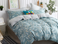 Комплект постельного белья Cleo Satin de Luxe 1,5 спальное сатин, наволочки 50х70