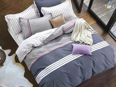 Комплект постельного белья Cleo Satin de Luxe 2 спальное сатин, наволочки 50х70