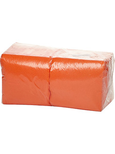 Салфетки бумажные PB Папирус 24 см, оранжевый, 400 шт No Brand