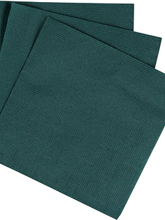 Салфетки бумажные PB Папирус 33 см, зеленый, 300 шт No Brand