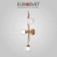 Настенный светильник без выключателя на корпусе Eurosvet Volver 50383/3 G9 латунь