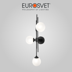 Настенный светильник без выключателя на корпусе Eurosvet Volver 50383/3 G9 черный