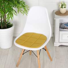 Подушка на стул Bio-Line мебельная ткань 39x40 см желтый