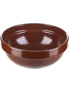 Салатник Борисовская Керамика Шоколад фарфоровый 15,5 см